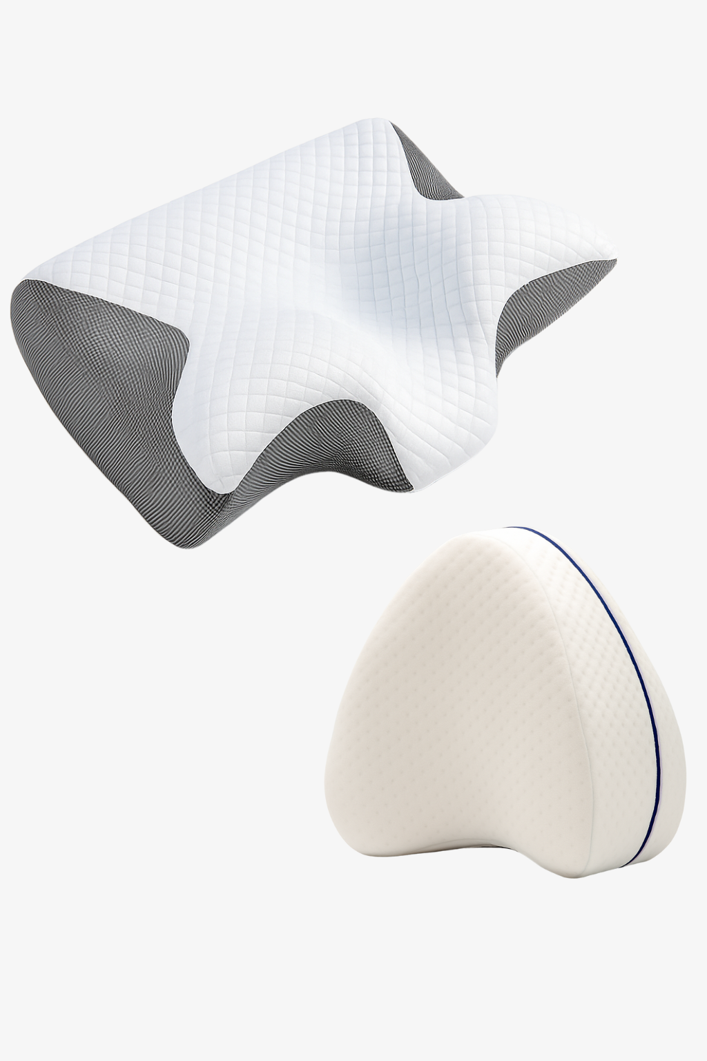 KIT Travesseiro Cervical Ergonômico + Travesseiro "JJ"